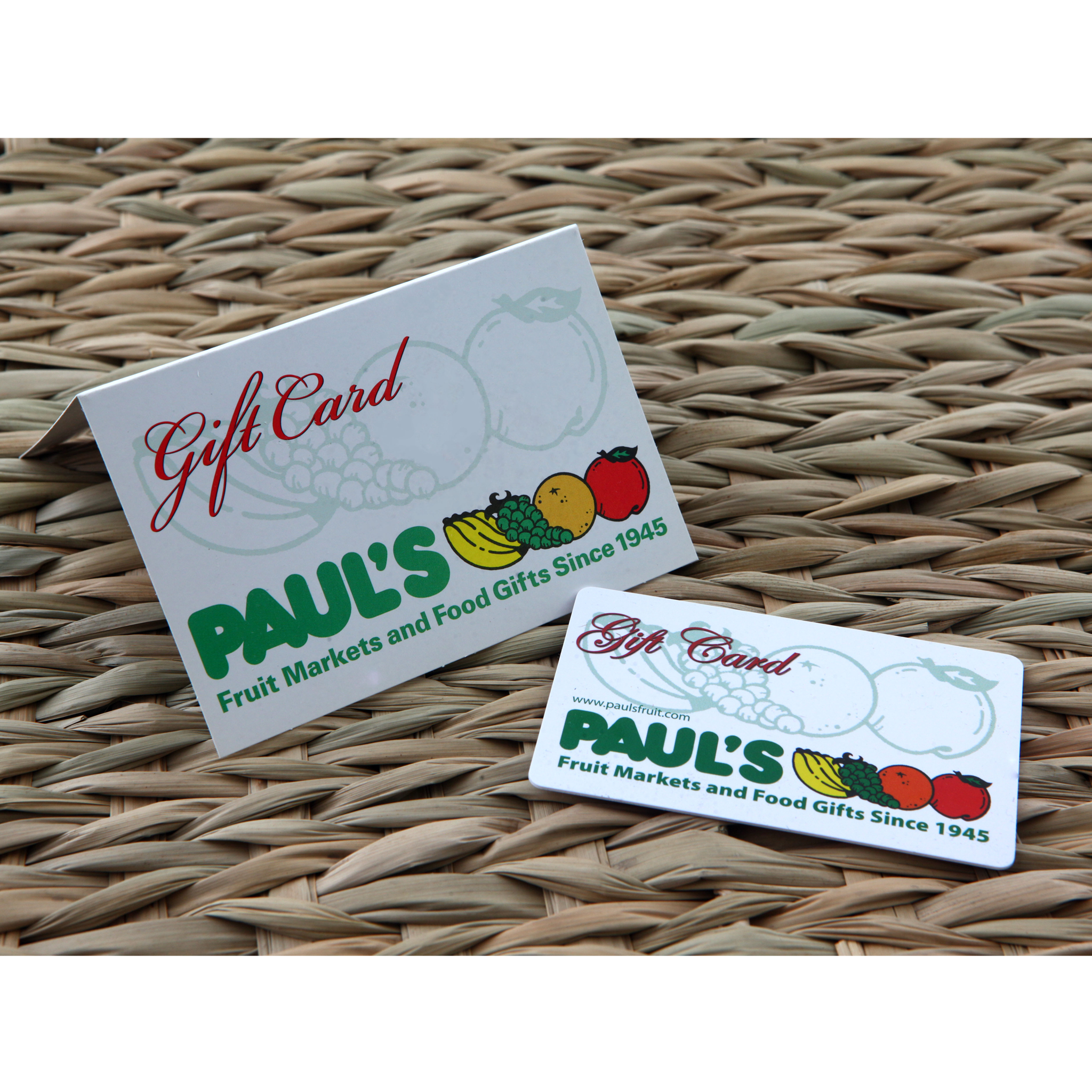 Picture of Paul's $100 Gift Card