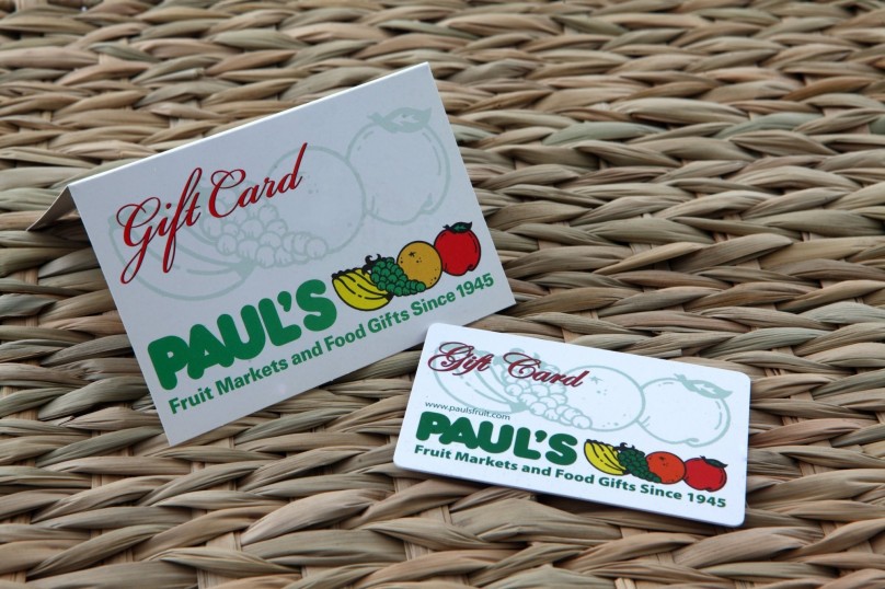Paul's $75 gift card